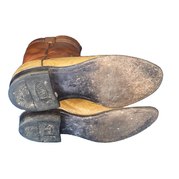 Justin Men 6 D Quill Ostrich Boots Leather #J 70570 Western Cowboy Rodeo - Picture 10 of 11